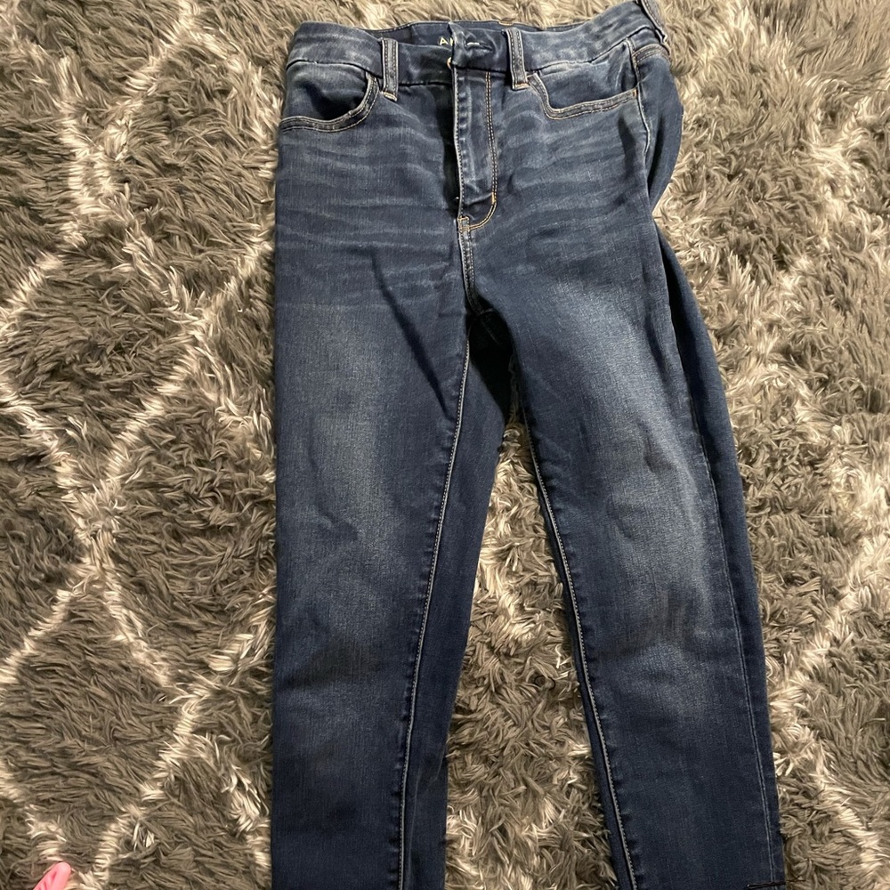 American eagle skinny jeans size 0